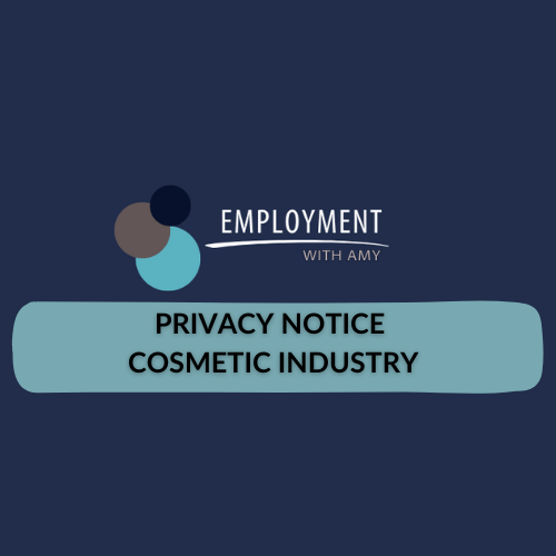 Privacy Notice - Cosmetic Industry