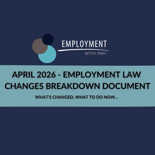 Breakdown of April 2026 Employment Law Changes Document