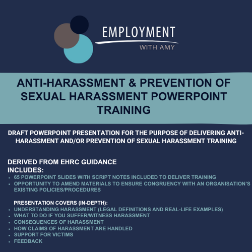 Anti-Harassment & Prevention of Sexual Harassment PowerPoint Presentation - Employee Training