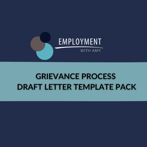 Grievance Draft Letter Template Pack